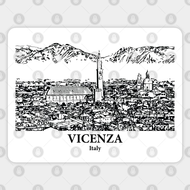 Vicenza - Italy Magnet by Lakeric